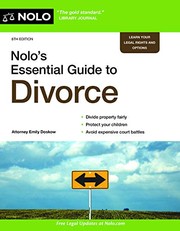 Nolo's essential guide to divorce  Cover Image